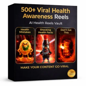 Viral Ai health awareness Reels Bundle